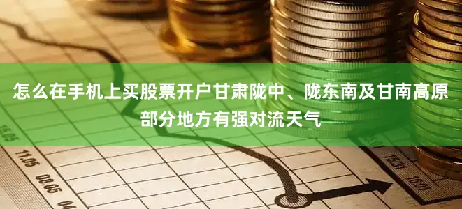 怎么在手机上买股票开户甘肃陇中、陇东南及甘南高原部分地方有强对流天气